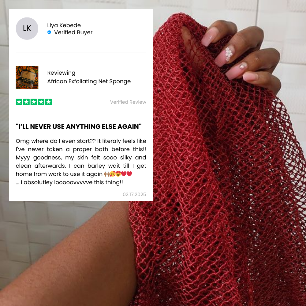 Authentic African Exfoliating Net Sponge
